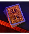 Bicycle Neon Solar-Orange Rider Back Playing Cards – design spate cărți cu efect neon solar-orange