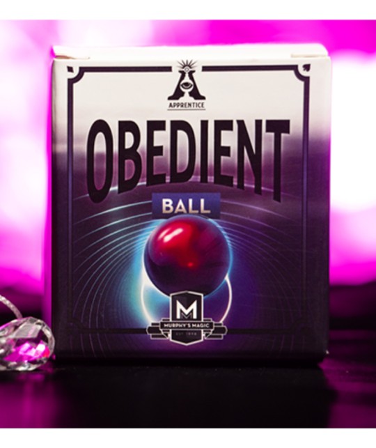 OBEDIENT BALL Magic Trick by Apprentice Magic – bilă roșie și cutie originală de prezentare