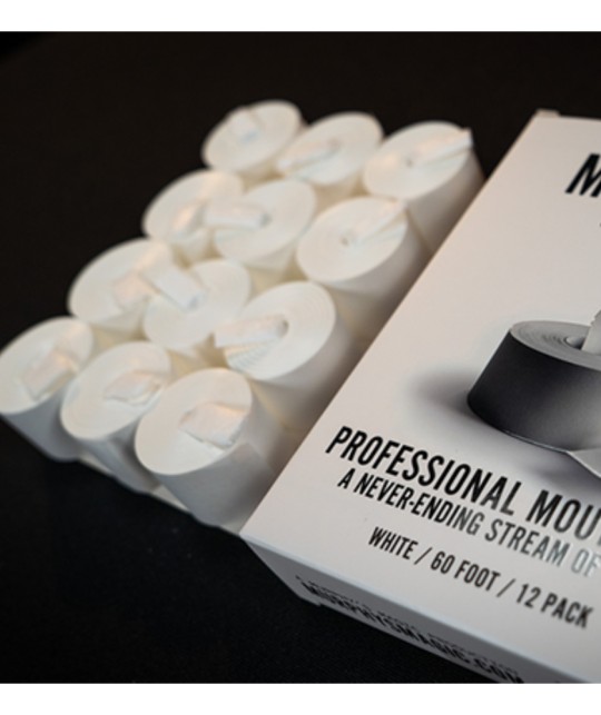 Set Professional Mouth Coils 60ft alb cu 12 role, consumabile pentru magie de scenă și close-up