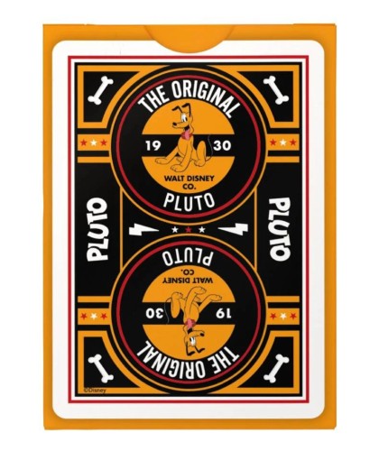 spate cutie Bicycle Disney Pluto Playing Cards cu design tematic Pluto