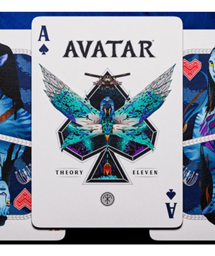 avatar playing cards queen design navi culori vibrante pandora