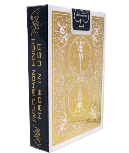 bicycle metalluxe gold playing cards cutie neagra emboss auriu