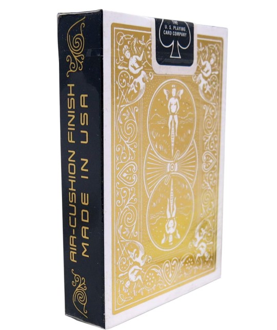 bicycle metalluxe gold playing cards cutie neagra emboss auriu