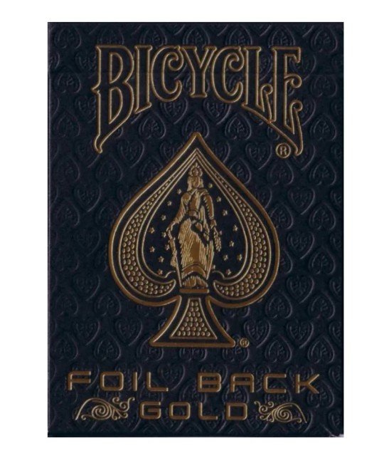 bicycle metalluxe gold playing cards spate cutie design auriu