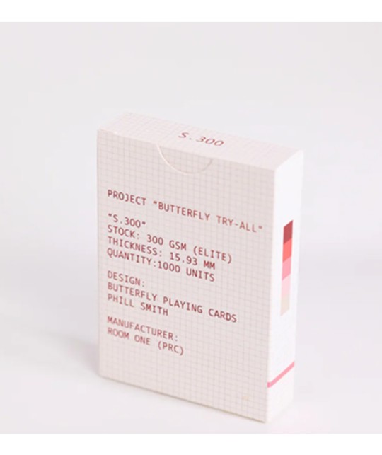 butterfly try all 300gsm elite playing cards design modern minimalist