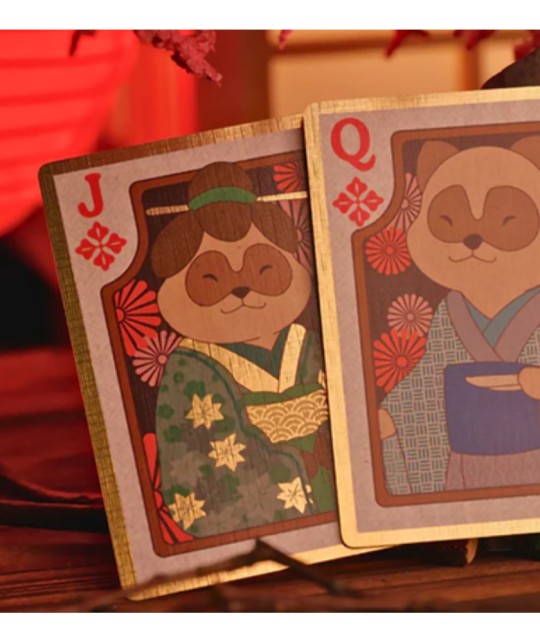 Tanuki Yukaku Playing Cards