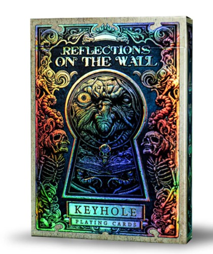 Keyhole Reflections on the Wall Playing Cards