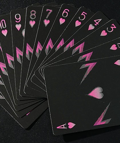 Bicycle Bolt Playing Cards Feteke cartilor