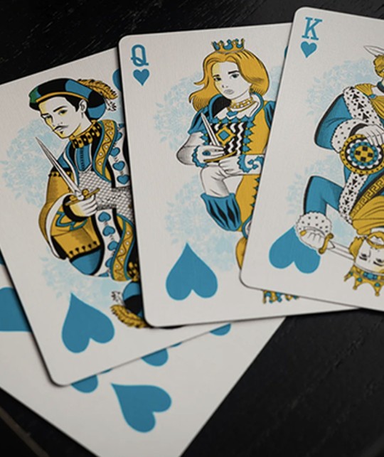 Bicycle Cool Blue Neon Rider Back Playing Cards