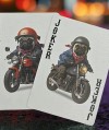 Biker Dogs Playing Cards Jokers