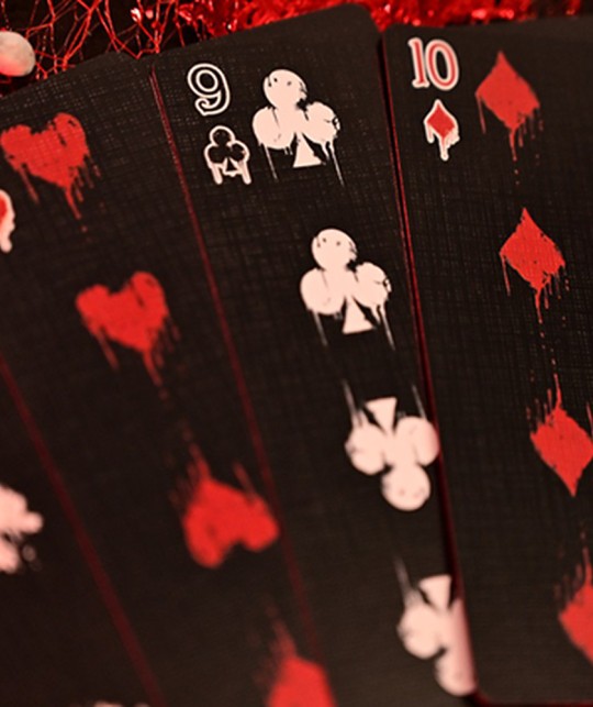 Crimson Maple Playing Cards