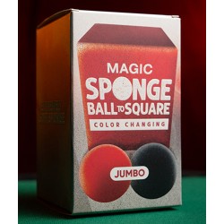 Magic Color Changing Sponge Ball to Square JUMBO 2.5"