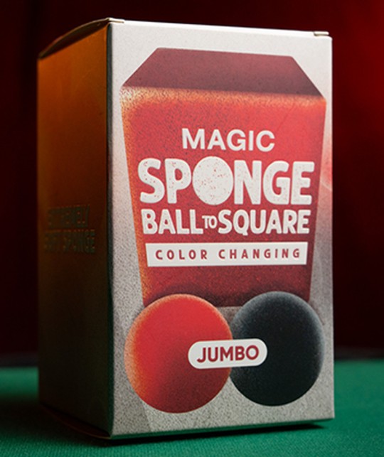 Magic Color Changing Sponge Ball to Square JUMBO 2.5"