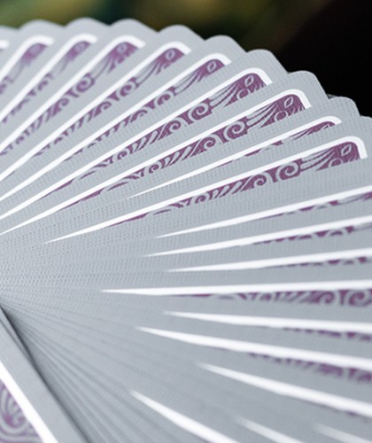 Reflections Ponder (Pink) Playing Cards