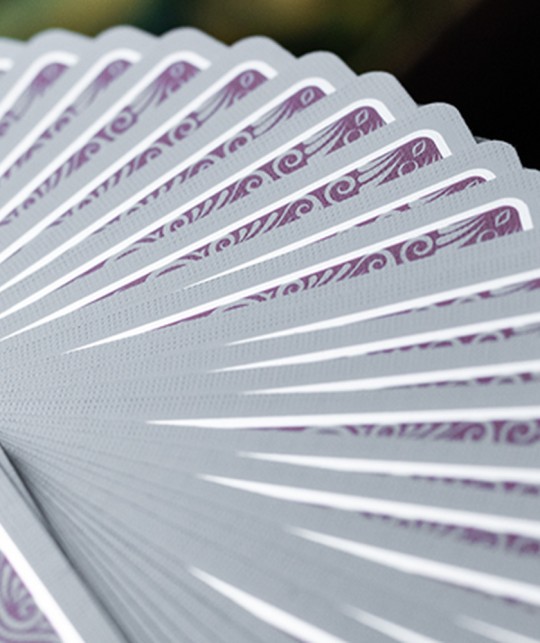 Reflections Ponder (Pink) Playing Cards