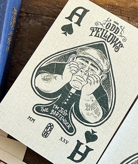 Odd Fellow Brother McPint Mini Playing Cards