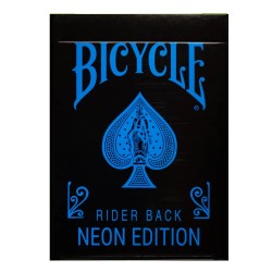 Bicycle Cool Blue Neon Rider Back Playing Cards