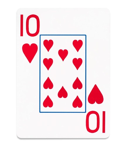 Aviator Jumbo Index Poker Size Blue Fata Carte