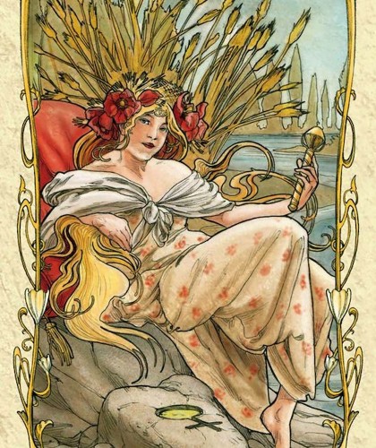 Mucha Tarot cards Lo Scarabeo