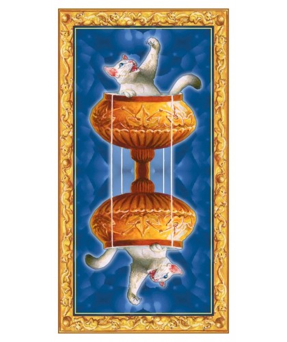 Tarot Of White Cats cards deck Lo Scarabeo