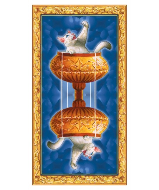 Tarot Of White Cats cards deck Lo Scarabeo