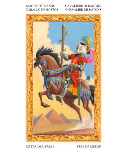 Tarot Of White Cats cards deck Lo Scarabeo