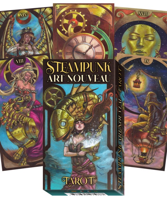 Steampunk Art Nouveau Tarot Cards Lo Scarabeo