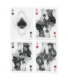 Alice of Wonderland Silver Playing Cards