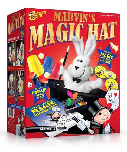 DELUXE Magic Hat cu Joben de catifea si Iepure - Marvins Magic