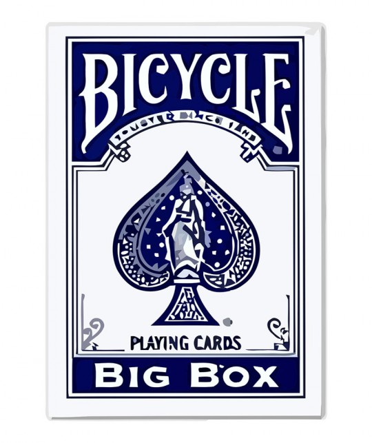 Bicycle Big Box Albastru Carti de Joc