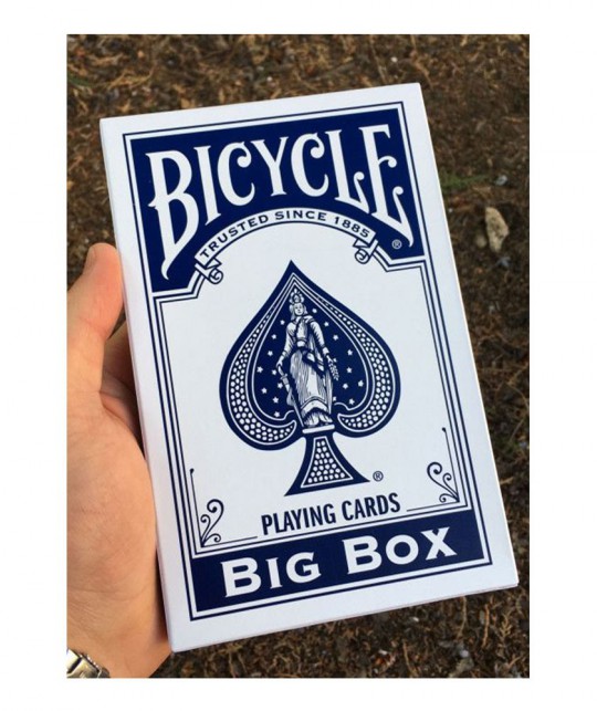 Bicycle Big Box Albastru Carti de Joc