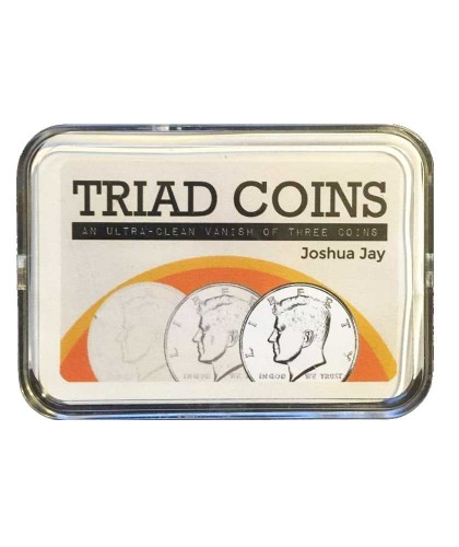 Triad Coins (US Gimmick) by Joshua Jay and Vanishing Inc.