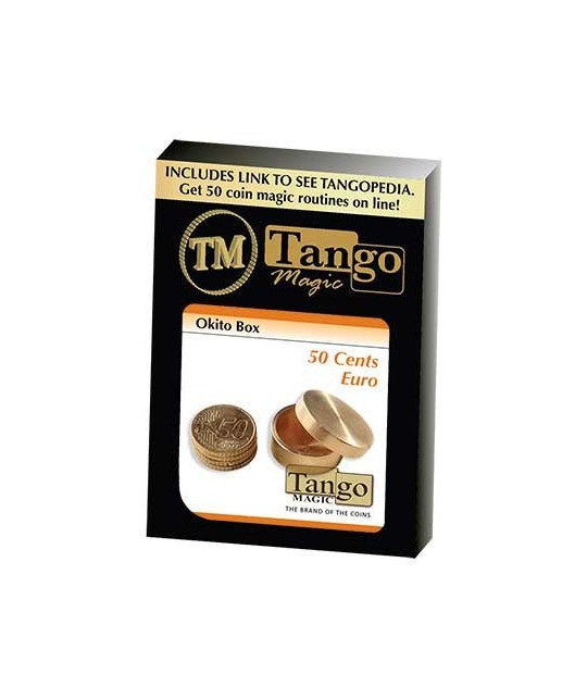 Okito Coin Box Brass 50 cent Euro by Tango