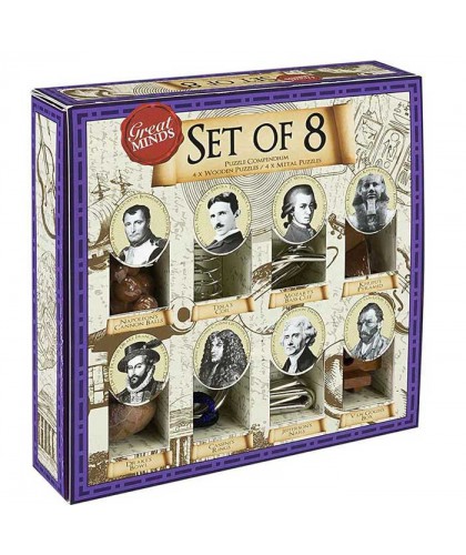 Puzzle Great Minds - Set of 8