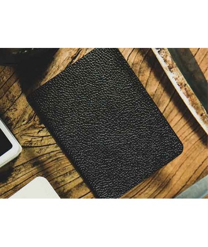 Litchi Grain Leather Clip...