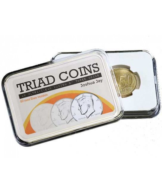 Triad Coins Euro Gimmick and Online Video Instructions