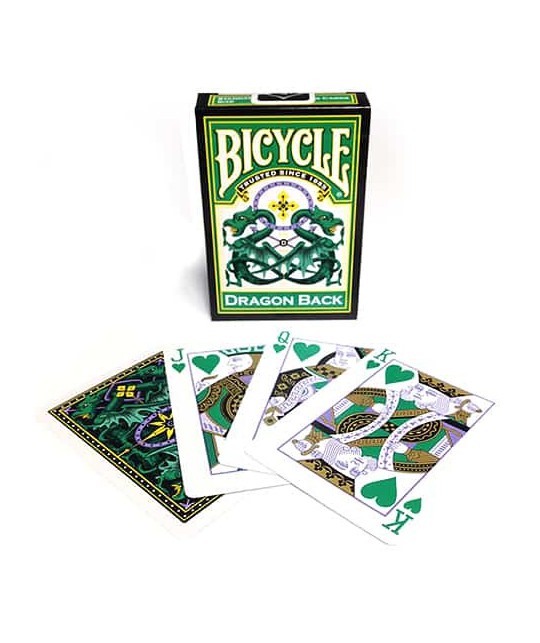 Bicycle Dragon Green Carti de Joc