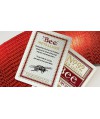 Bee Red MetalLuxe Carti de Joc