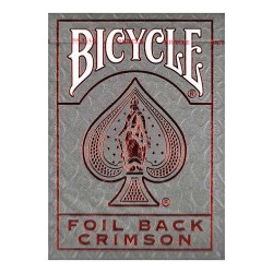 Bicycle Metalluxe Crimson Carti de Joc