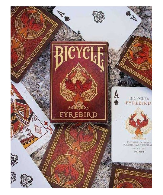 Bicycle Fyrebird playing cards
