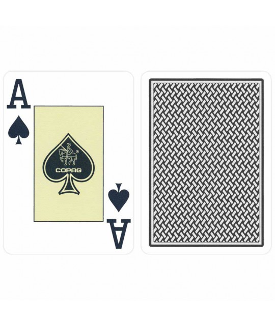 Gold Copag Texas Hold Em Plastic Jumbo Carti de Poker