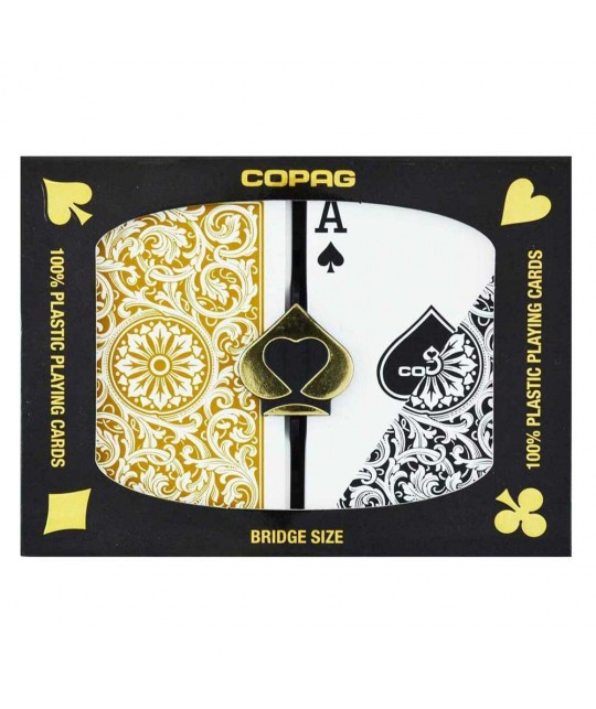 Copag Plastic Set Black Gold Carti de Poker