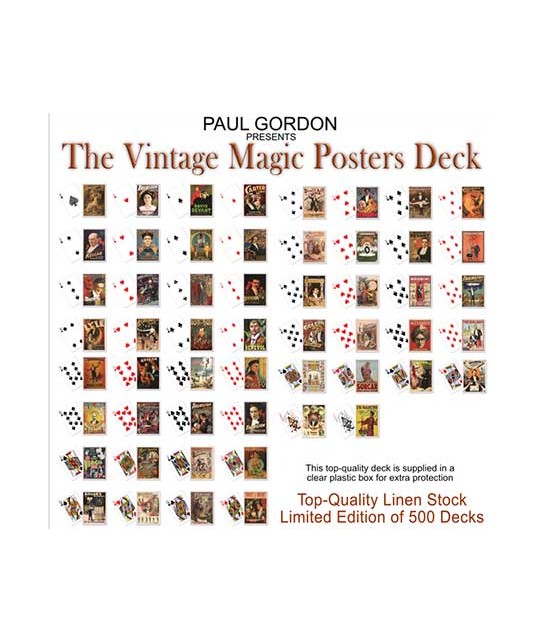 Vintage Magic Posters Deck by Paul Gordon
