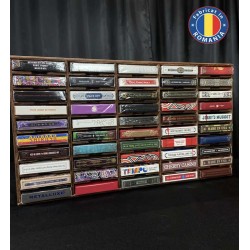 Display 50 carti de joc din lemn lacuit
