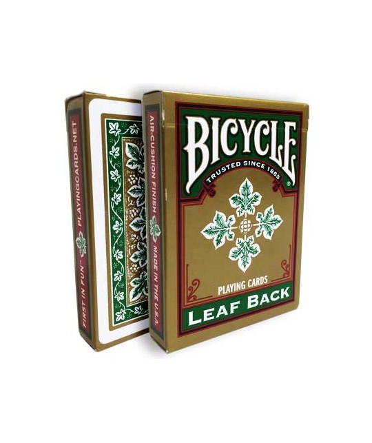 Bicycle Leaf Green Carti de Joc