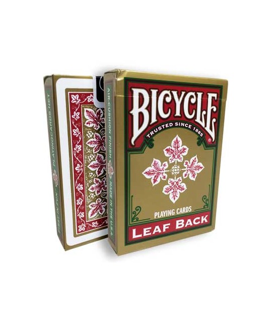 Bicycle Leaf Red Carti de Joc