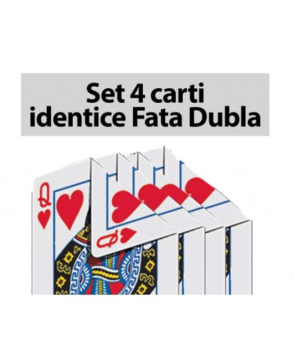 Set 4 carti identice Fata...