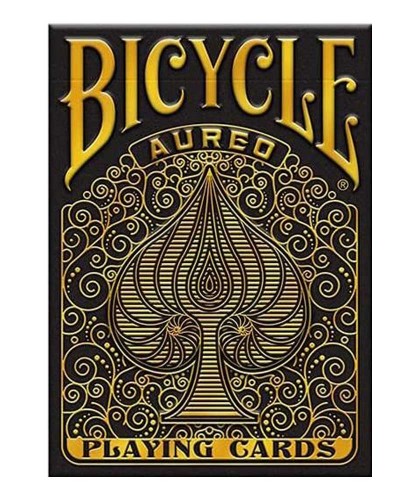 Bicycle Aureo Black Carti...