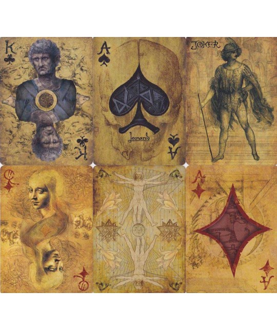 Leonardo Gold by Art of Playing Cards