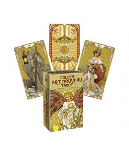 Golden Art Nouveau Tarot Mini